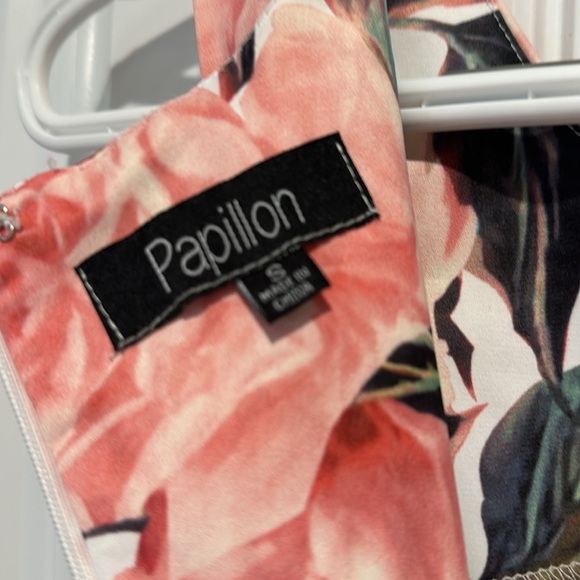 Satin floral dress - Picture 3 of 3